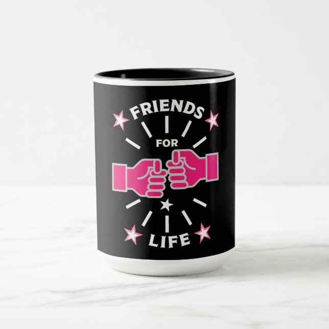 Caneca Amigos Para A Vida (Centro)