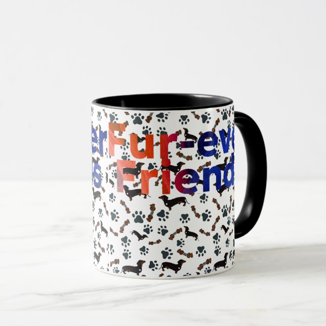 Caneca Amigos Para Sempre  (Frente Esquerda)