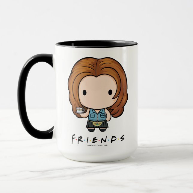 Caneca AMIGOS™ | Rachel Chibi (Esquerda)