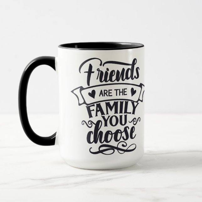 Caneca Amigos São A Família Que Você Escolhe Mug (Esquerda)