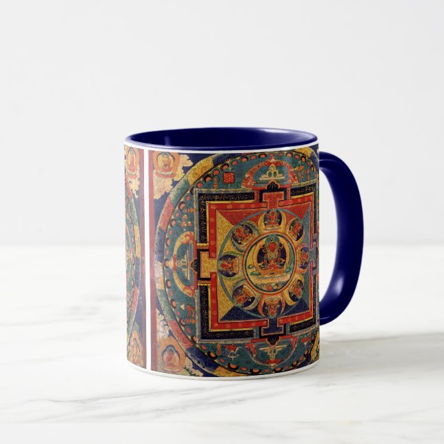 Caneca Amitayus Mandala (Frente Esquerda)