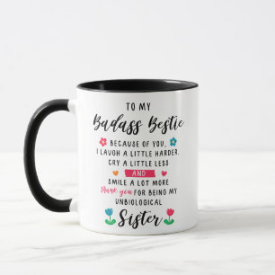 Caneca Amizade Engraçado Bestie Melhor Amiga Irmã
