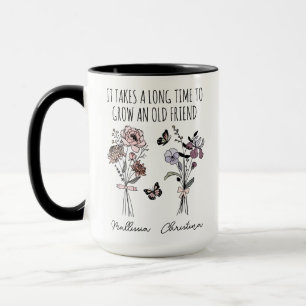 Caneca Amizade personalizada, muito tempo para criar um v