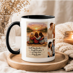 Caneca Amizade – Vamos Permanecer Amigos Através dos Anos