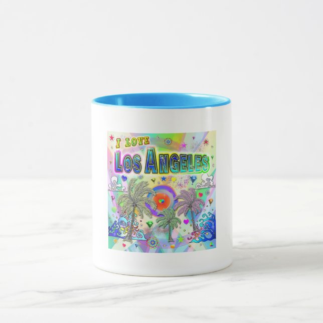 Caneca Amo Los Angeles Deep Dream Mug (Centro)