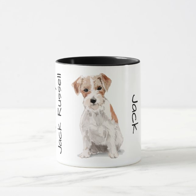 Caneca Amo meu Jack Russell  (Centro)