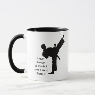 Caneca Amo tanto o Karate, eu me divirto.
