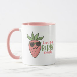 Caneca Amo-Te Berry Mug Strawberry Mug
