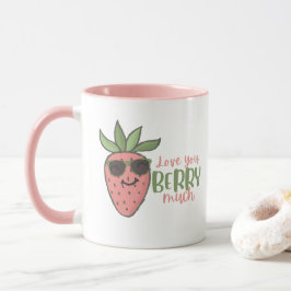 Caneca Amo-Te Berry Mug Strawberry Mug