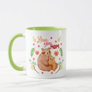Caneca Amo-Te Mãe - Mamãe Ursa e Dia de as mães
