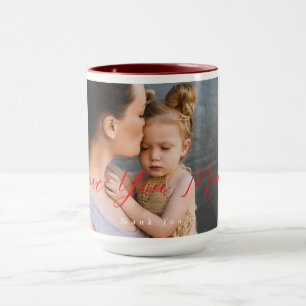 Caneca Amo-Te Mãe Obrigado Foto