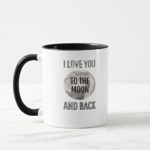 Caneca Amo Você Até a Lua e de Volta Arte do Deserto da L