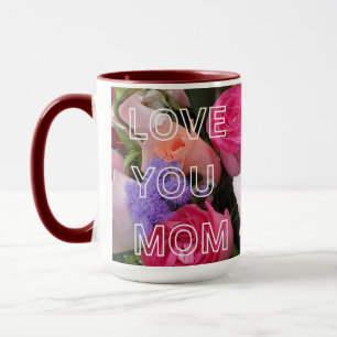Caneca Amo você Mãe Feliz Dia das Mães 