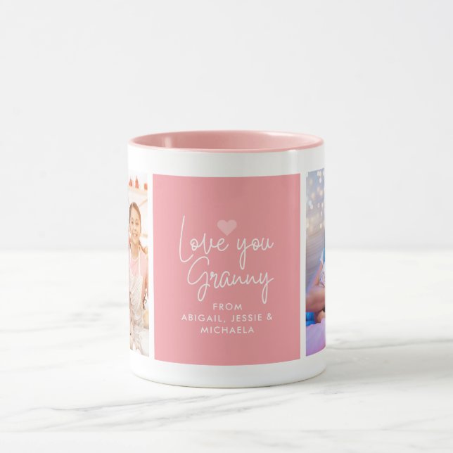 Caneca "Amo você Vovó" 2-Foto moderno (Centro)