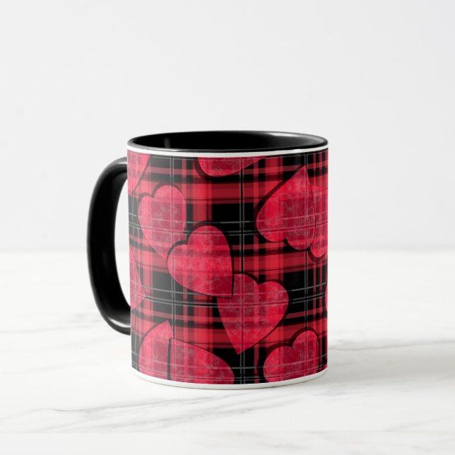 Caneca Amo xadrez (Frente Esquerda)