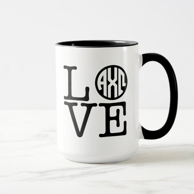 Caneca Amor alfa de Omega | do qui (Direita)