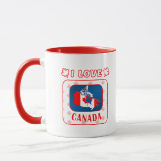 Caneca Amor ao Canadá