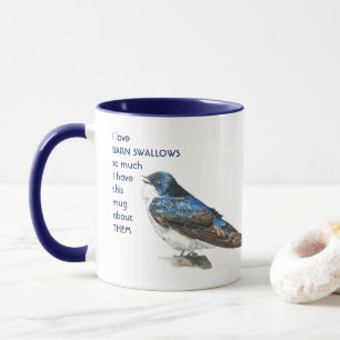 Caneca Amor BARN SWALLOW tanto que eu divirto citação