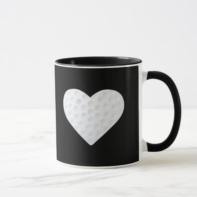 Caneca Amor Cardíaco E Golfe Vivo (Direita)