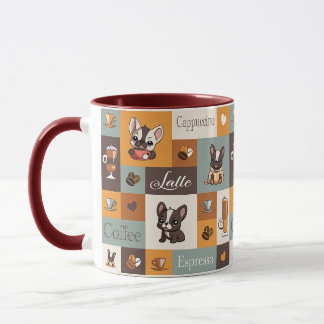 Caneca Amor com Café Cachorro Cachorro (Esquerda)