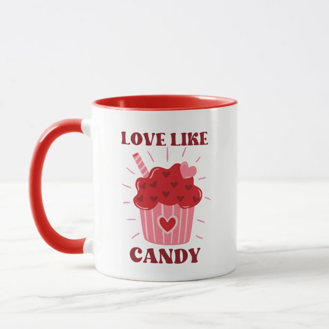 Caneca Amor Como O Namorados De Doces Que Era A Mug (Esquerda)
