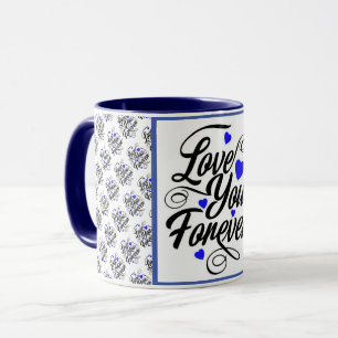 Caneca Amor Coração Popular Moderno Elegante