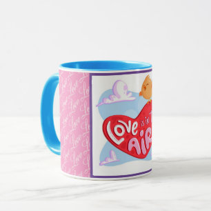 Caneca Amor Coração Popular Moderno Elegante