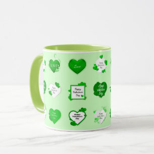 Caneca Amor Coração Popular Moderno Elegante