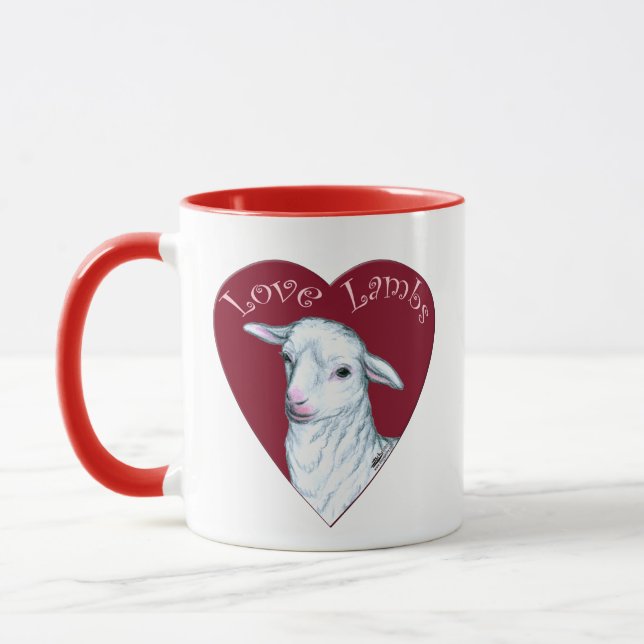 Caneca Amor Cordeiros (Esquerda)