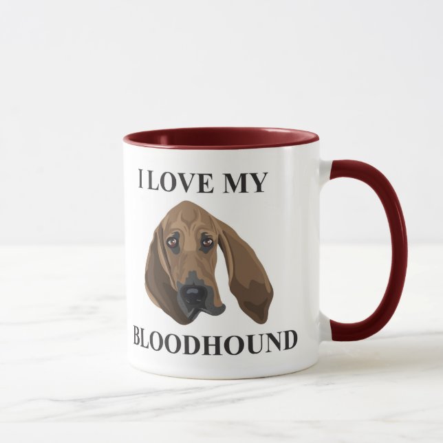 Caneca Amor do Bloodhound (Direita)