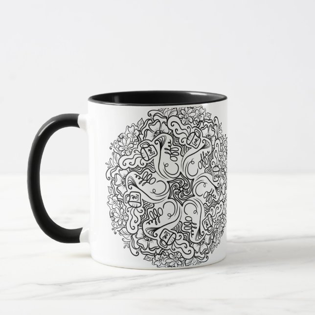Caneca Amor do café (Esquerda)