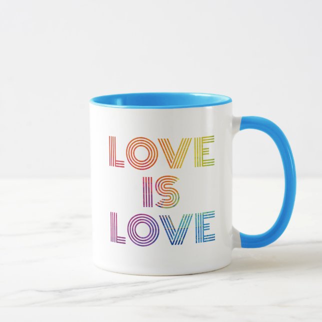 Caneca Amor é Amor| Tiras Modernas (Direita)