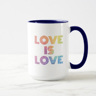 Caneca Amor é Amor  Tiras Modernas