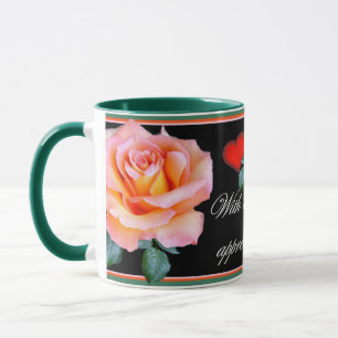 Caneca AMOR E APRECIAÇÃO! ~ Ringer Mug