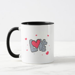 Caneca Amor e coração