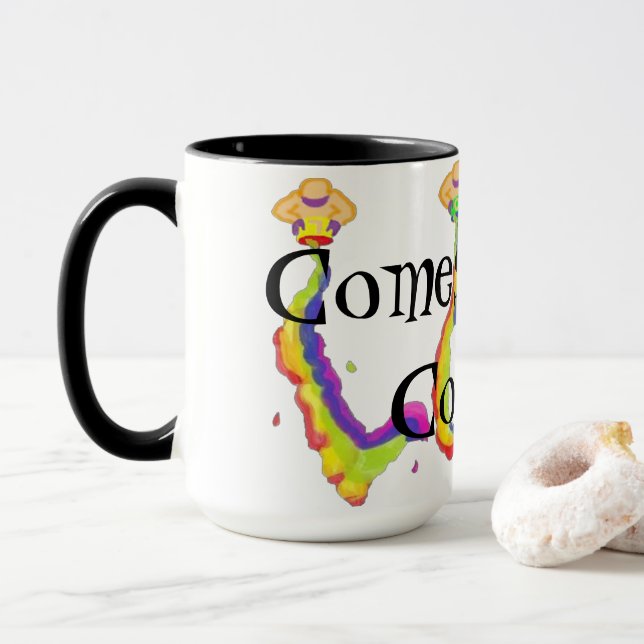 Caneca Amor em Todas as Cores (Com Donut)