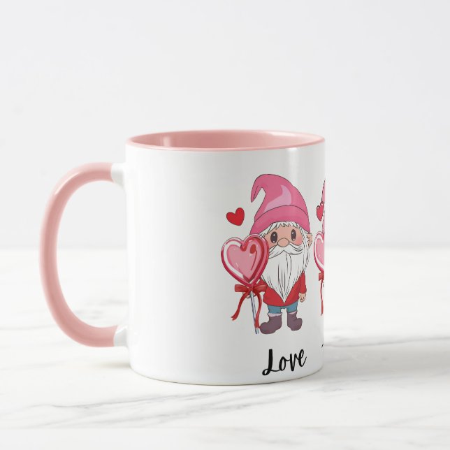 Caneca Amor, esperança, doce Dia de os namorados (Esquerda)