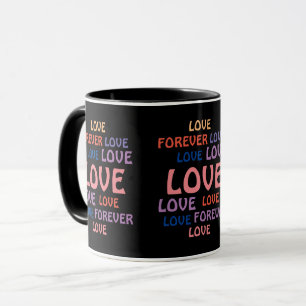 CANECA AMOR FLOR CORAÇÃO ANIVERSÁRIO NAMORADOS MUG