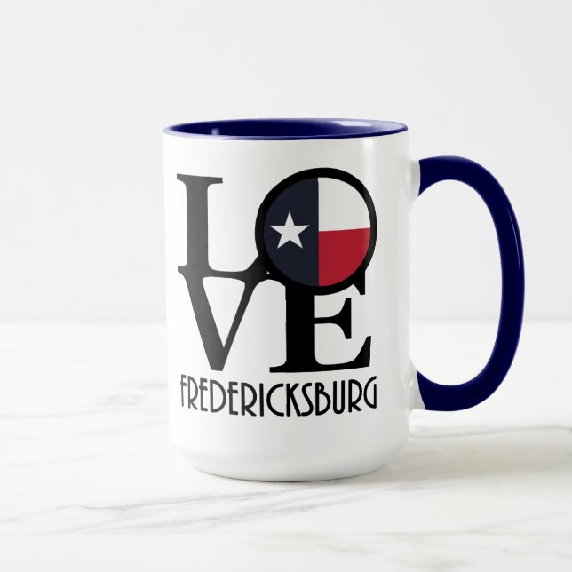 Caneca AMOR Fredricksburg Texas 15oz (Direita)