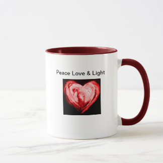 Caneca Amor & luz da paz