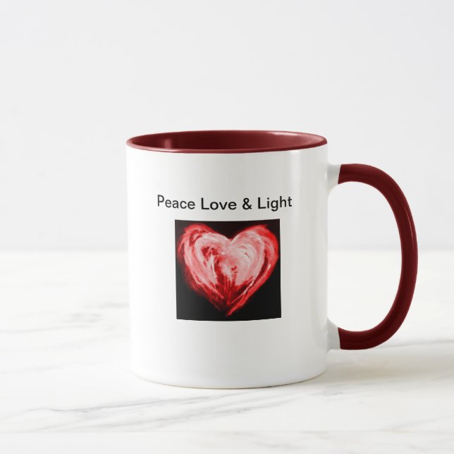Caneca Amor & luz da paz (Direita)