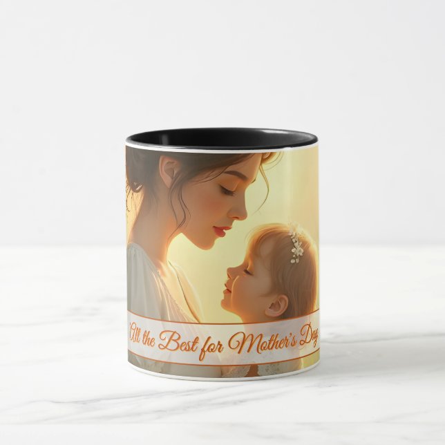 Caneca Amor Materno Terno em Luz Florescente (Centro)