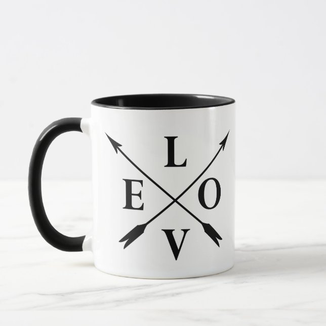 Caneca Amor monogramado (Esquerda)