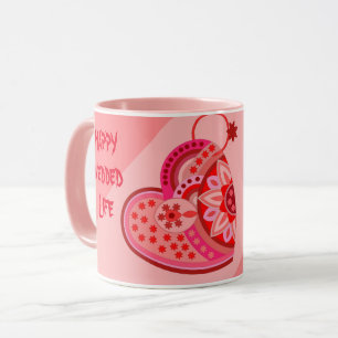 CANECA AMOR MUG PARA CASAL DE CASAMENTO