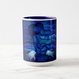Caneca Amor, Passion act - par com Dolphin pair