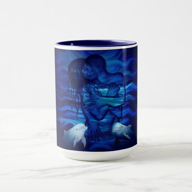 Caneca Amor, Passion act - par com Dolphin pair (Centro)