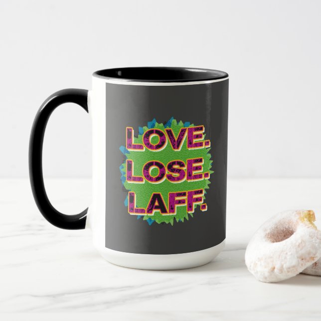 Caneca Amor. Perder. Laff. Gfx-01 (Com Donut)