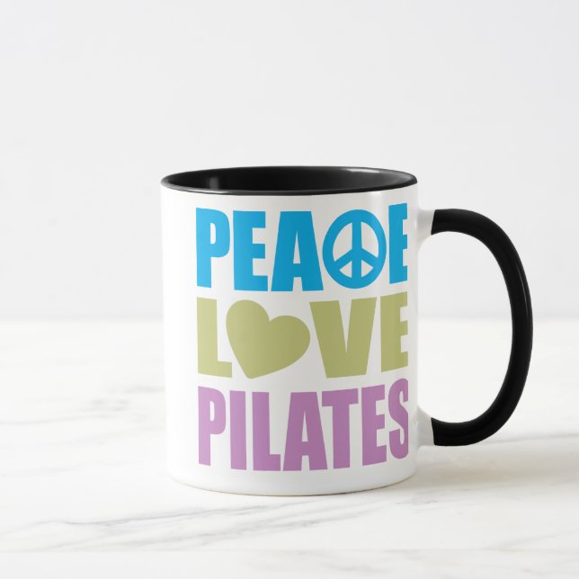 Caneca Amor Pilates da paz (Direita)