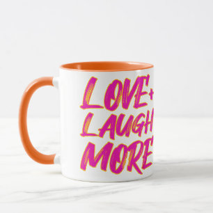 Caneca amor + rir mais