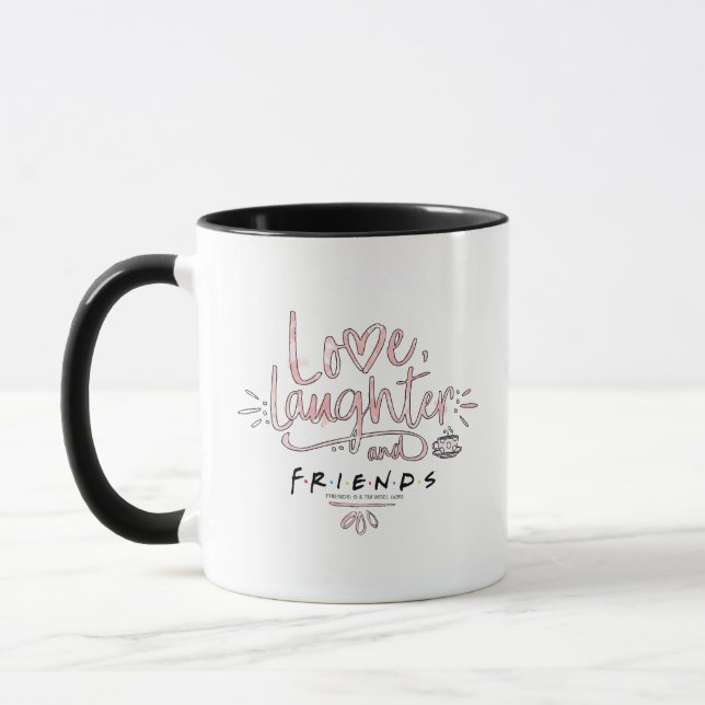 Caneca Amor, risos e amigos™ (Esquerda)